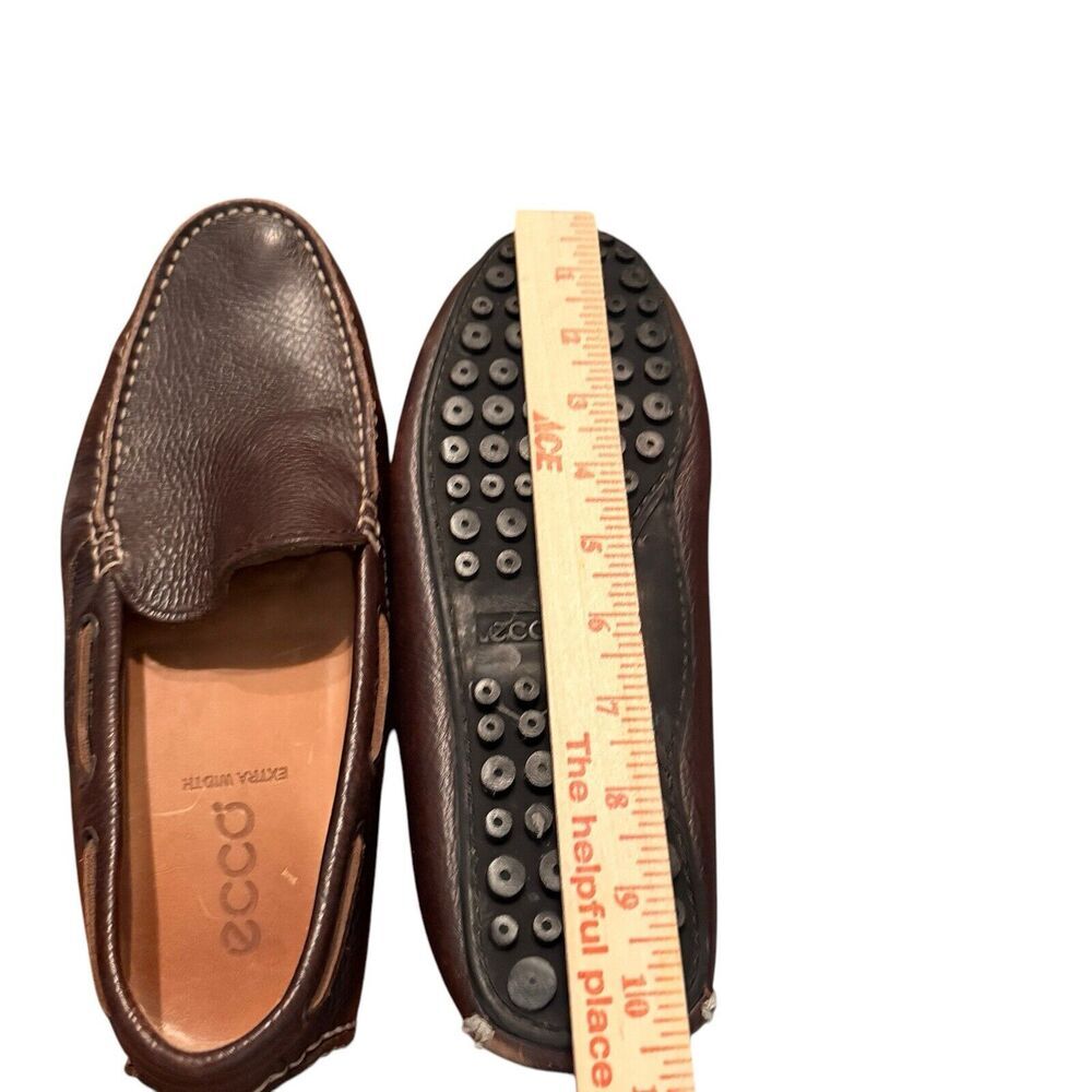 Ecco Sz 8.5 Extra Width Loafer Slip On Business‎ Preppy Classic - Picture 5 of 11